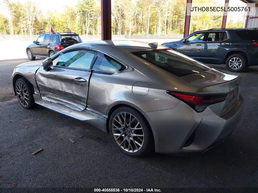 2020 Lexus Rc 300 VIN: JTHD85EC5L5005761 Lot: 40555536