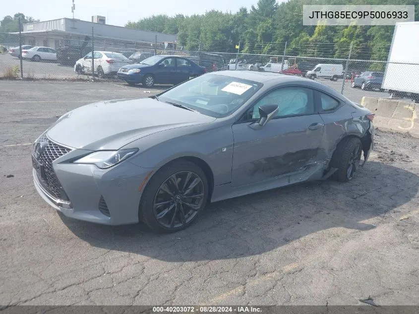 2023 Lexus Rc 300 F Sport VIN: JTHG85EC9P5006933 Lot: 40203072