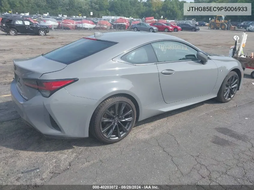 2023 Lexus Rc 300 F Sport VIN: JTHG85EC9P5006933 Lot: 40203072