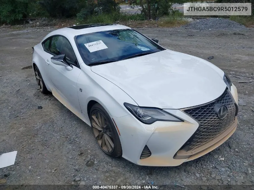 JTHGA5BC9R5012579 2024 Lexus Rc 300 F Sport