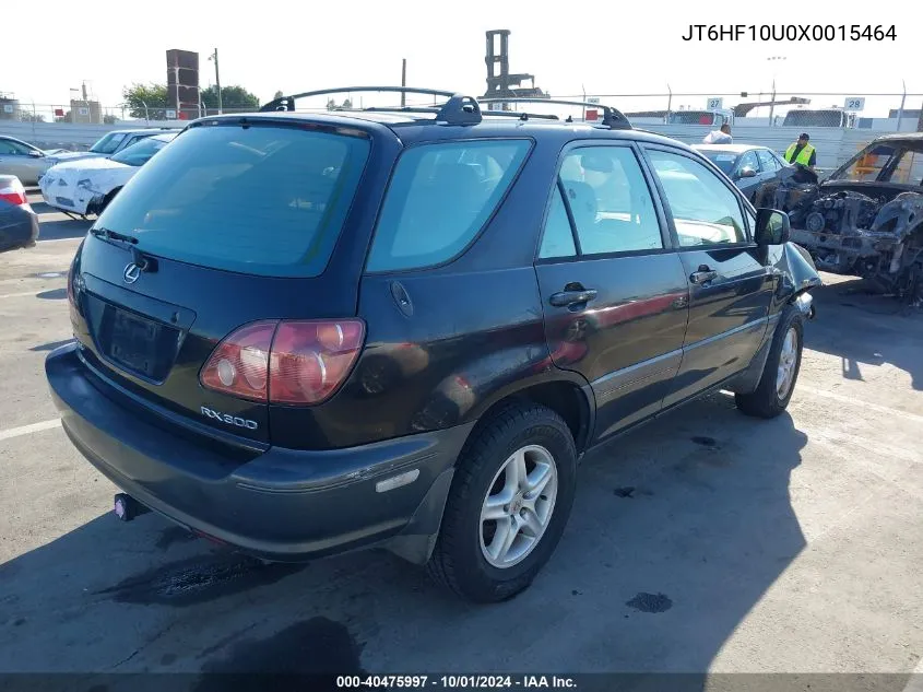 1999 Lexus Rx 300 VIN: JT6HF10U0X0015464 Lot: 40475997