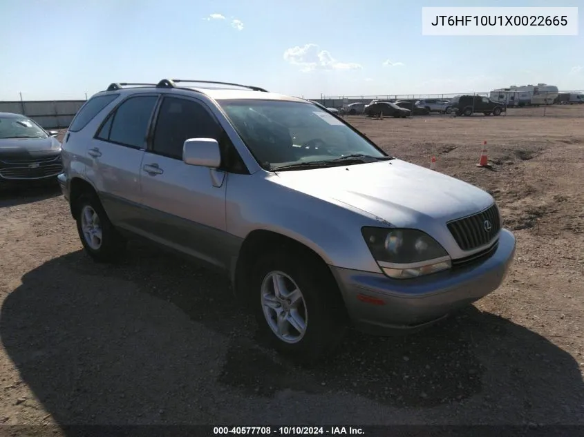 1999 Lexus Rx 300 VIN: JT6HF10U1X0022665 Lot: 40577708