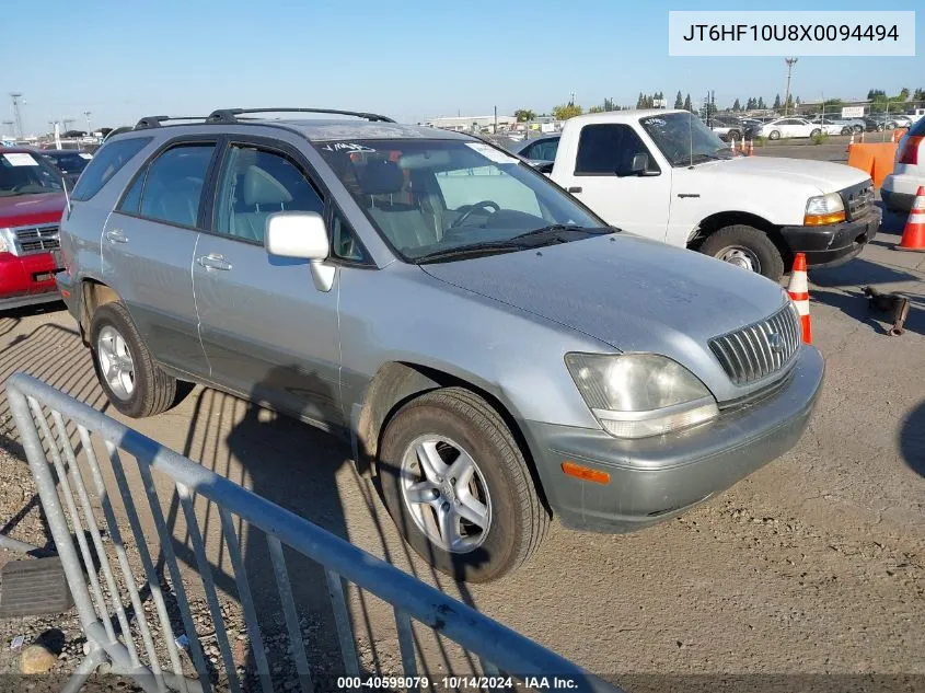 1999 Lexus Rx 300 300 VIN: JT6HF10U8X0094494 Lot: 40599079