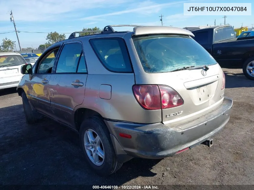 1999 Lexus Rx 300 VIN: JT6HF10U7X0047084 Lot: 40646108