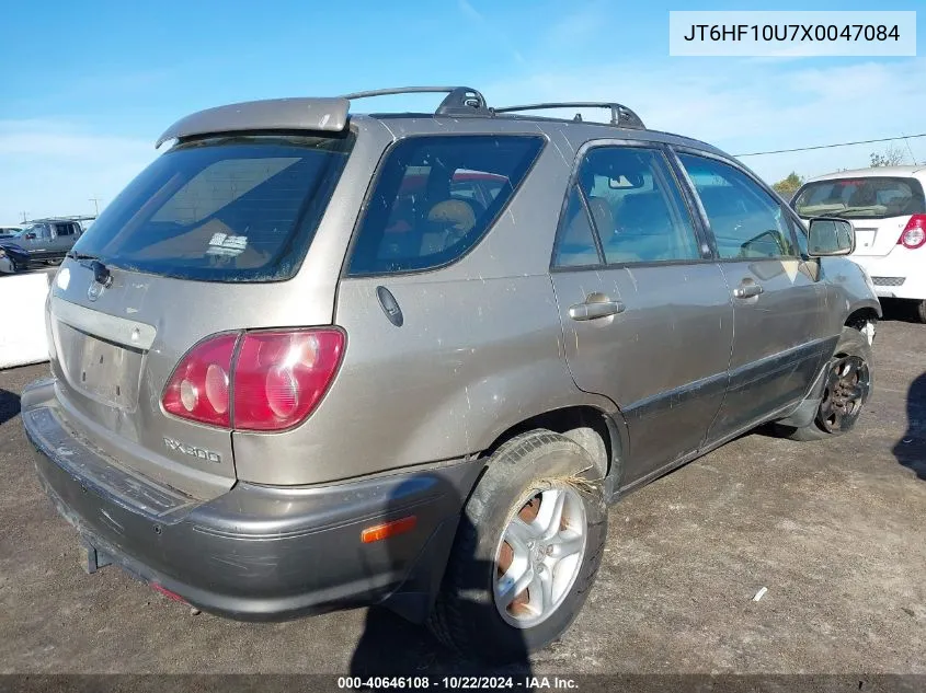 1999 Lexus Rx 300 VIN: JT6HF10U7X0047084 Lot: 40646108