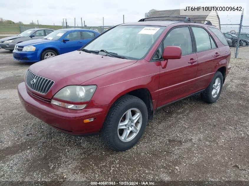 1999 Lexus Rx 300 VIN: JT6HF10U1X0009642 Lot: 40681983