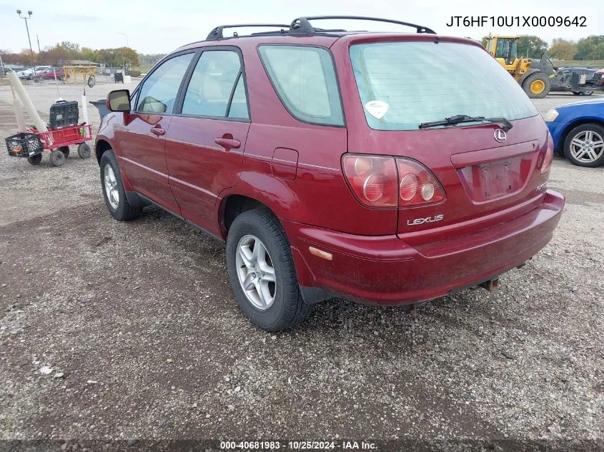 1999 Lexus Rx 300 VIN: JT6HF10U1X0009642 Lot: 40681983