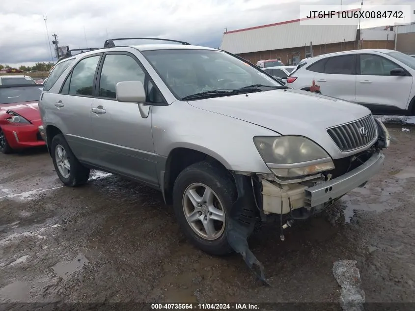 1999 Lexus Rx 300 VIN: JT6HF10U6X0084742 Lot: 40735564