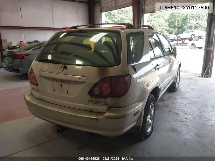 2000 Lexus Rx 300 VIN: JT6HF10UXY0127500 Lot: 40165828