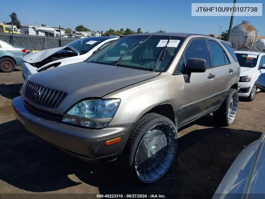 2000 Lexus Rx 300 VIN: JT6HF10U9Y0107738 Lot: 40223310