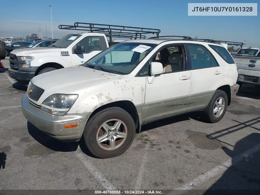 2000 Lexus Rx 300 VIN: JT6HF10U7Y0161328 Lot: 40700085