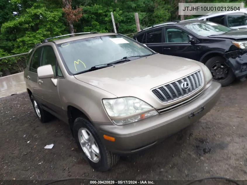 JTJHF10U010212504 2001 Lexus Rx 300