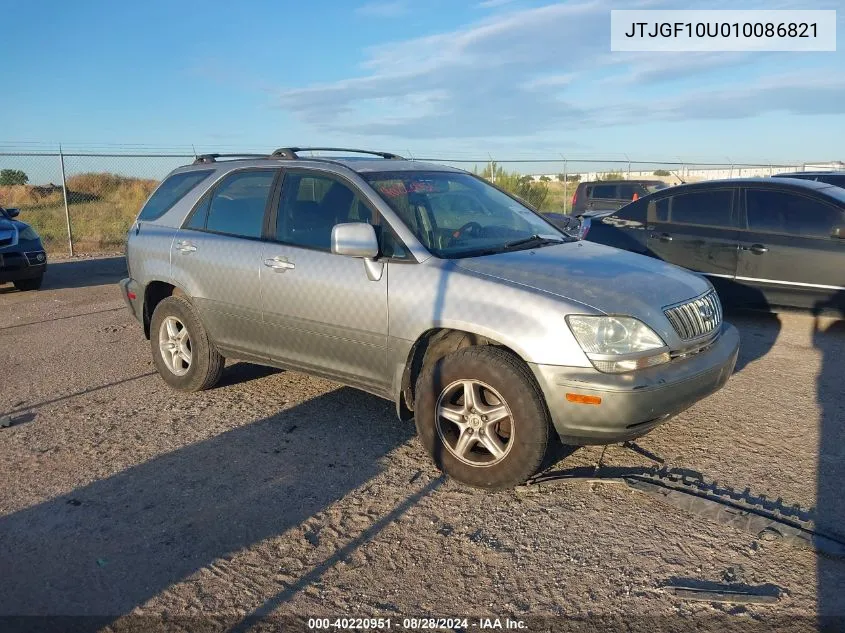 2001 Lexus Rx 300 VIN: JTJGF10U010086821 Lot: 40629828