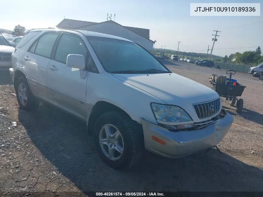 JTJHF10U910189336 2001 Lexus Rx 300