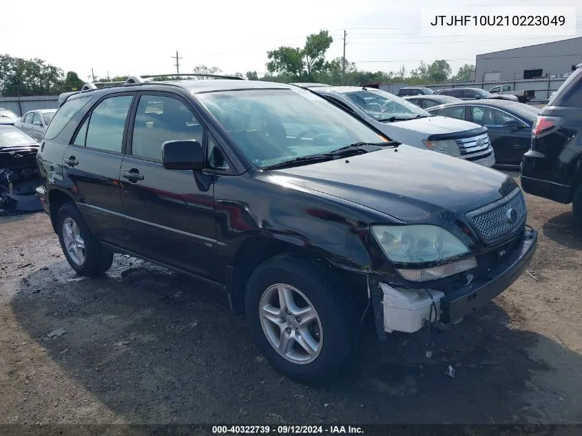 2001 Lexus Rx 300 VIN: JTJHF10U210223049 Lot: 40322739