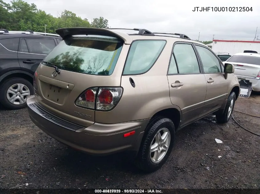 JTJHF10U010212504 2001 Lexus Rx 300