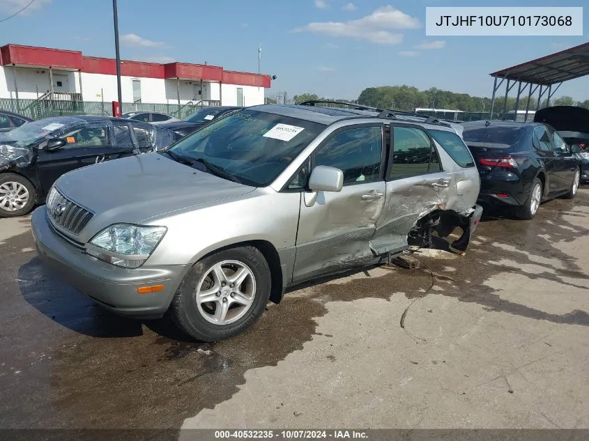 2001 Lexus Rx 300 VIN: JTJHF10U710173068 Lot: 40532235