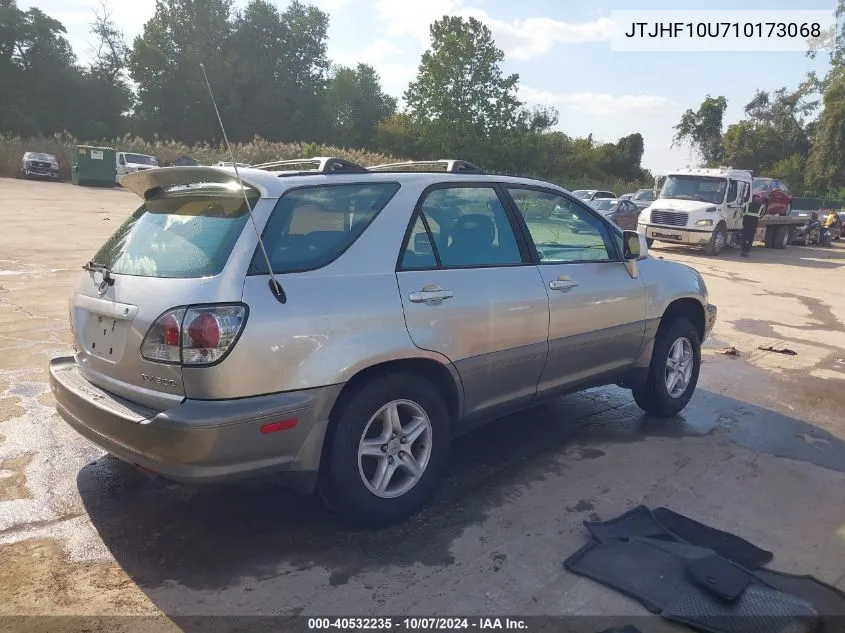 2001 Lexus Rx 300 VIN: JTJHF10U710173068 Lot: 40532235