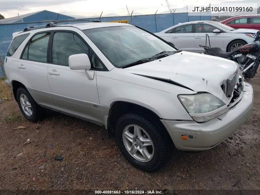 2001 Lexus Rx 300 VIN: JTJHF10U410199160 Lot: 40591663