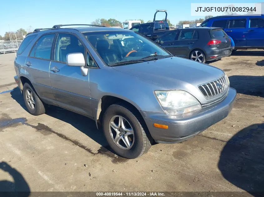 2001 Lexus Rx 300 VIN: JTJGF10U710082944 Lot: 40819544