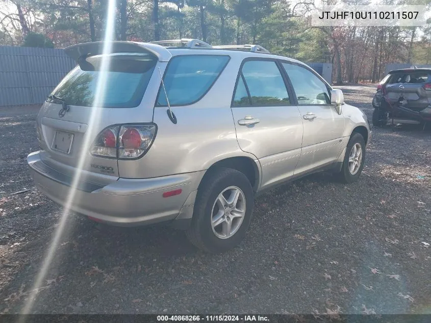 JTJHF10U110211507 2001 Lexus Rx 300