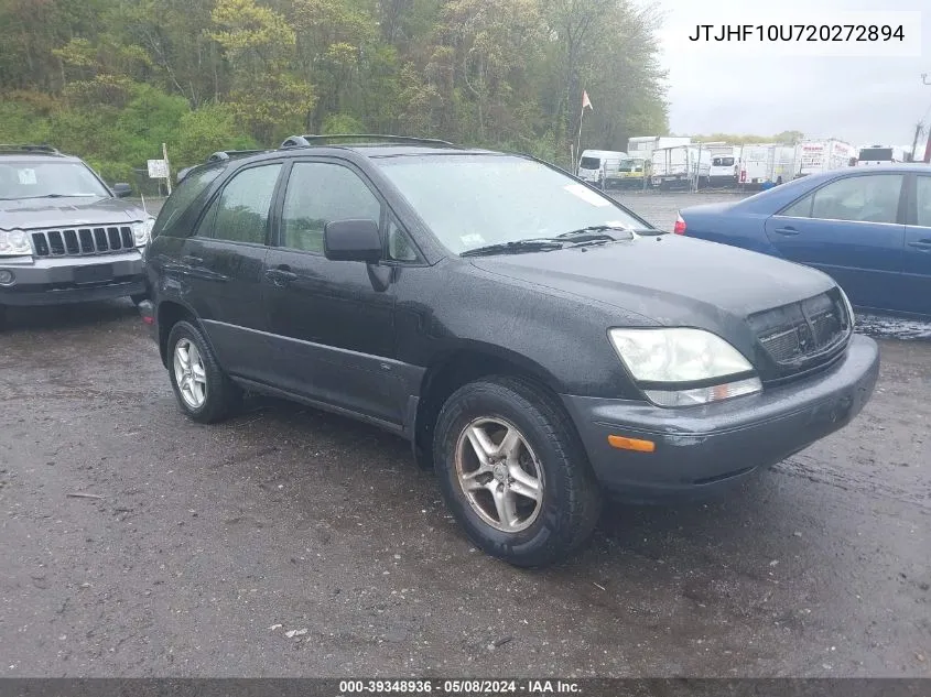 2002 Lexus Rx 300 VIN: JTJHF10U720272894 Lot: 39348936