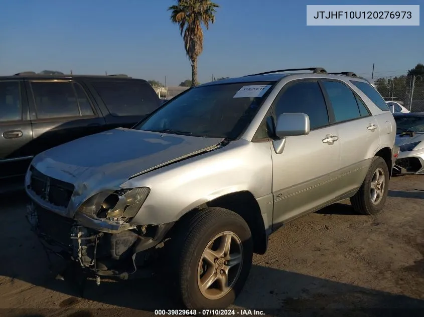 2002 Lexus Rx 300 VIN: JTJHF10U120276973 Lot: 39829648