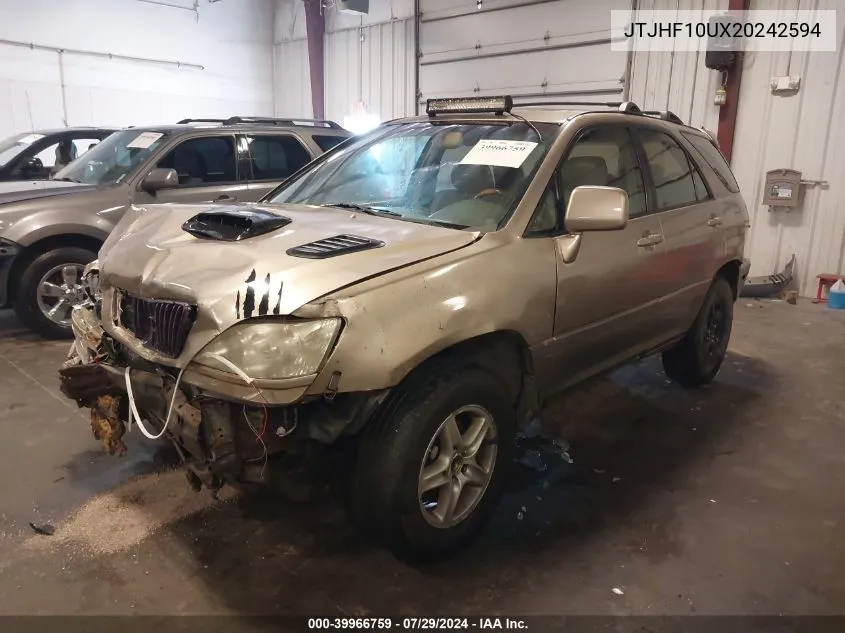 JTJHF10UX20242594 2002 Lexus Rx 300