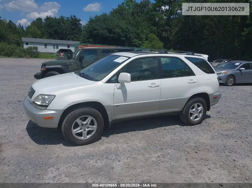 2002 Lexus Rx 300 VIN: JTJGF10U620130628 Lot: 40109665