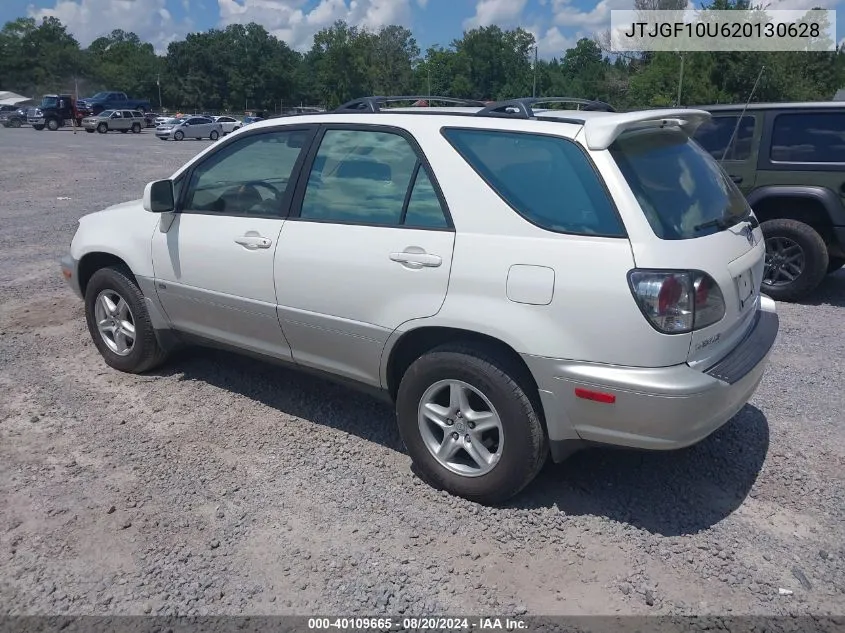 2002 Lexus Rx 300 VIN: JTJGF10U620130628 Lot: 40109665