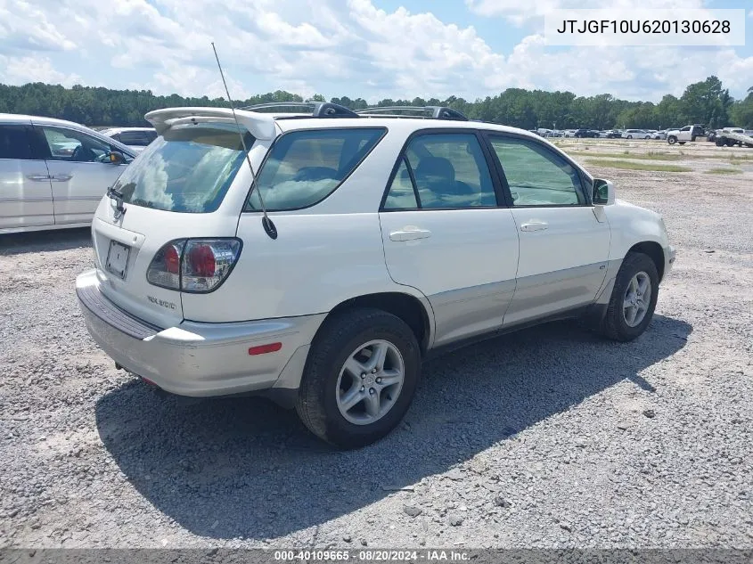 2002 Lexus Rx 300 VIN: JTJGF10U620130628 Lot: 40109665