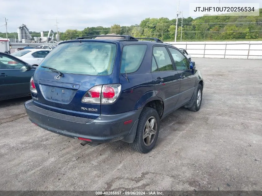 2002 Lexus Rx 300 300 VIN: JTJHF10U720256534 Lot: 40285857