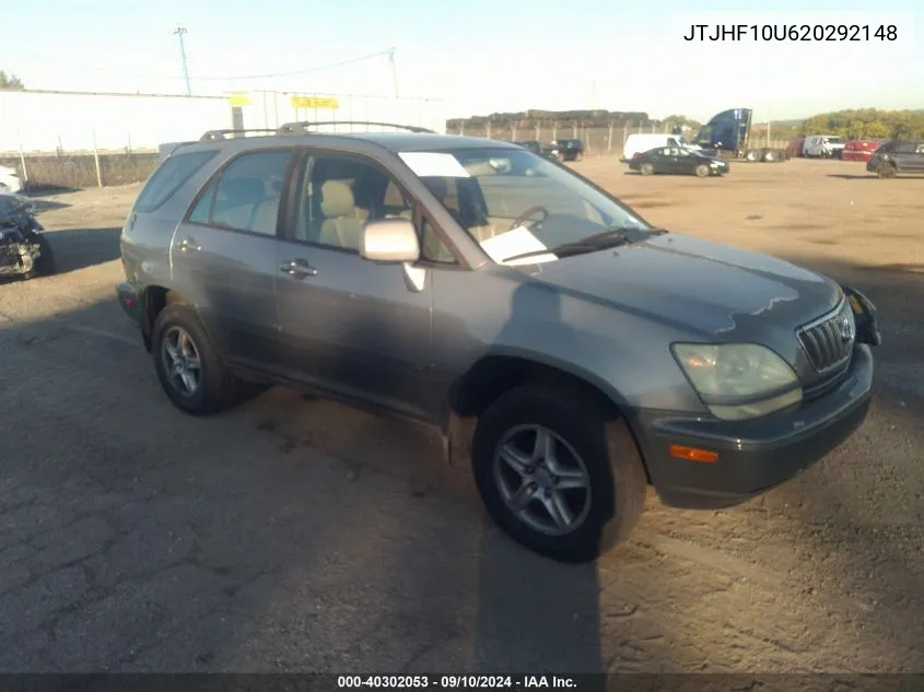 2002 Lexus Rx 300 VIN: JTJHF10U620292148 Lot: 40302053