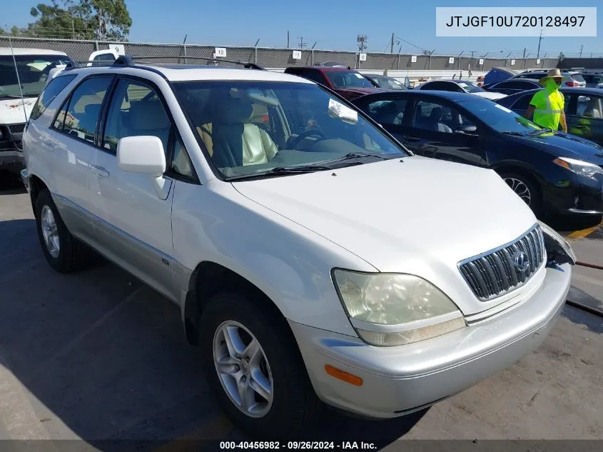 JTJGF10U720128497 2002 Lexus Rx 300