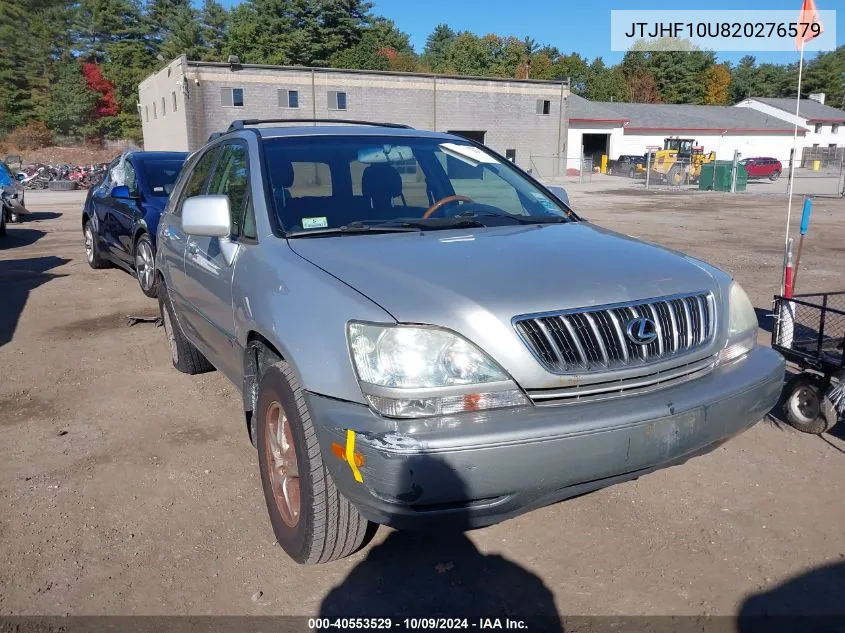 2002 Lexus Rx 300 VIN: JTJHF10U820276579 Lot: 40553529