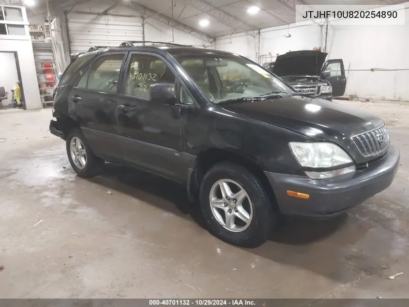 2002 Lexus Rx 300 VIN: JTJHF10U820254890 Lot: 40701132