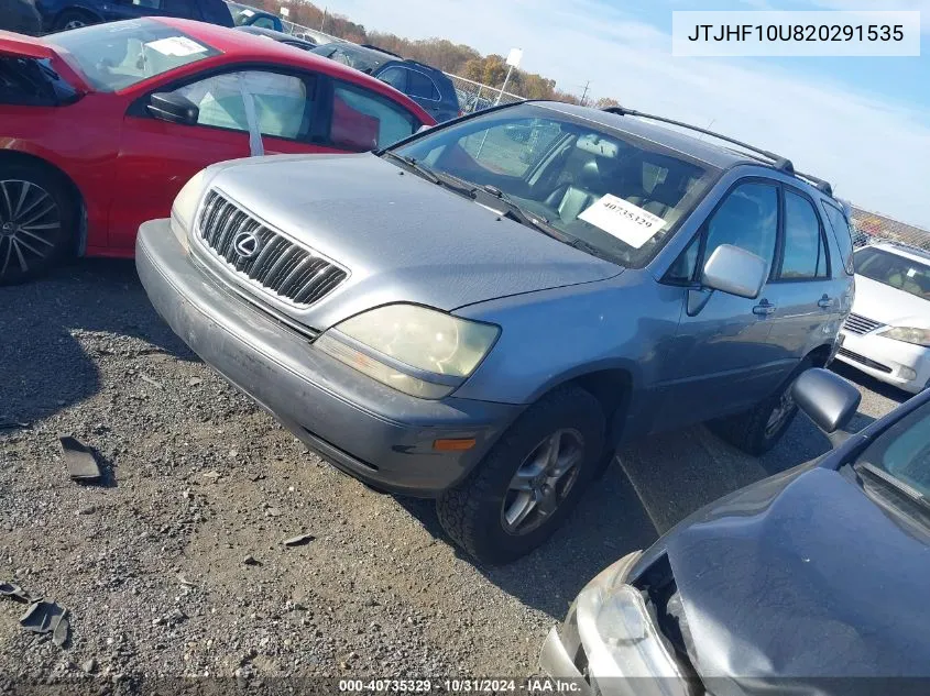 2002 Lexus Rx 300 VIN: JTJHF10U820291535 Lot: 40735329