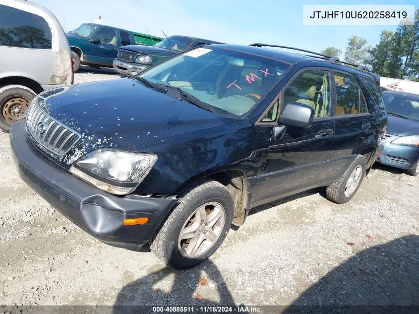 JTJHF10U620258419 2002 Lexus Rx 300