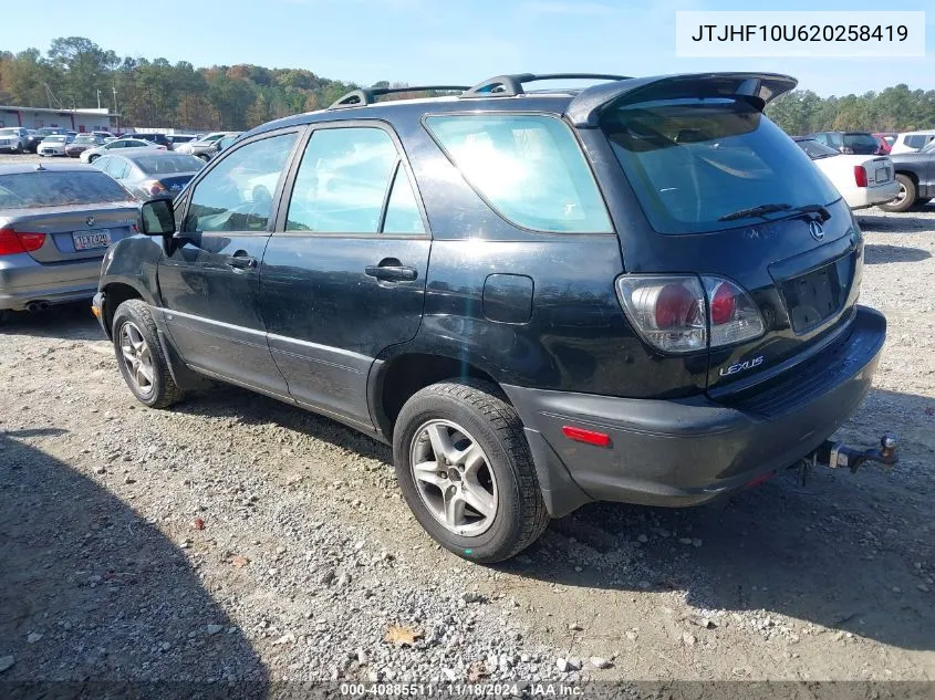 JTJHF10U620258419 2002 Lexus Rx 300