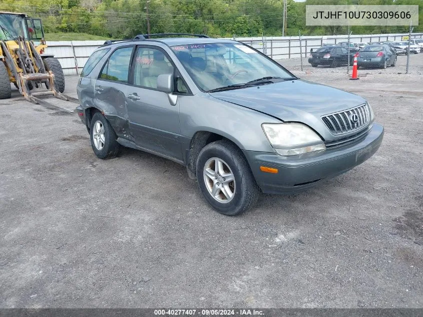 2003 Lexus Rx 300 VIN: JTJHF10U730309606 Lot: 40277407