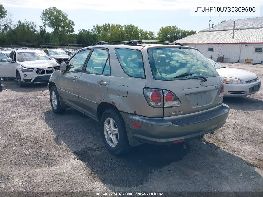 2003 Lexus Rx 300 VIN: JTJHF10U730309606 Lot: 40277407