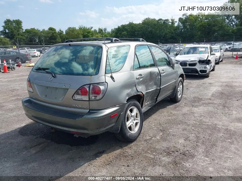 2003 Lexus Rx 300 VIN: JTJHF10U730309606 Lot: 40277407