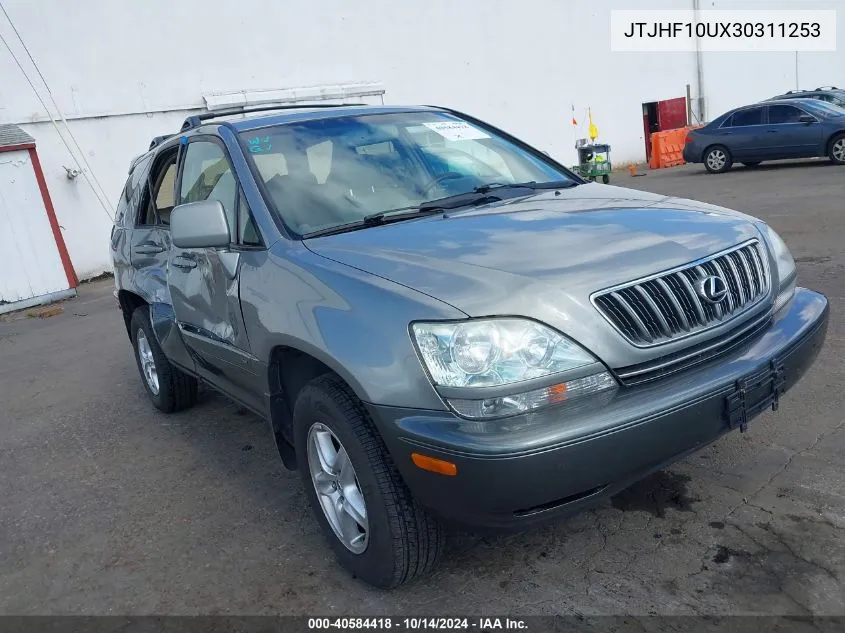 2003 Lexus Rx 300 VIN: JTJHF10UX30311253 Lot: 40584418