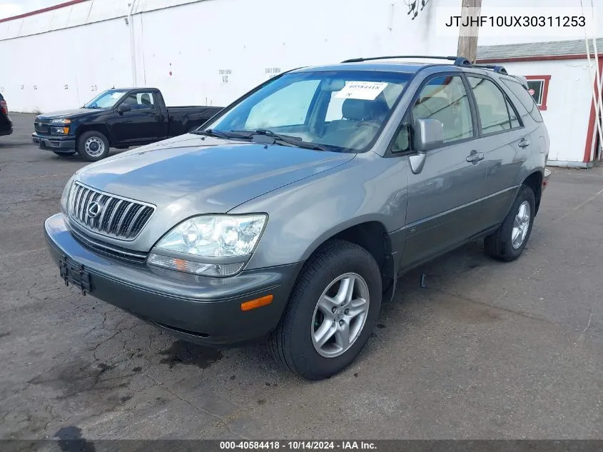 2003 Lexus Rx 300 VIN: JTJHF10UX30311253 Lot: 40584418