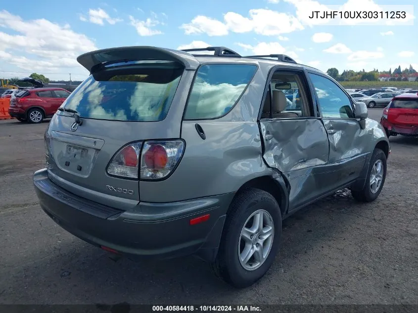 2003 Lexus Rx 300 VIN: JTJHF10UX30311253 Lot: 40584418