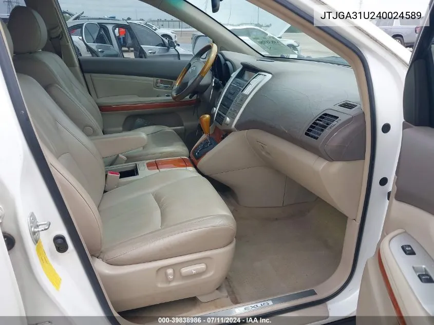 JTJGA31U240024589 2004 Lexus Rx 330