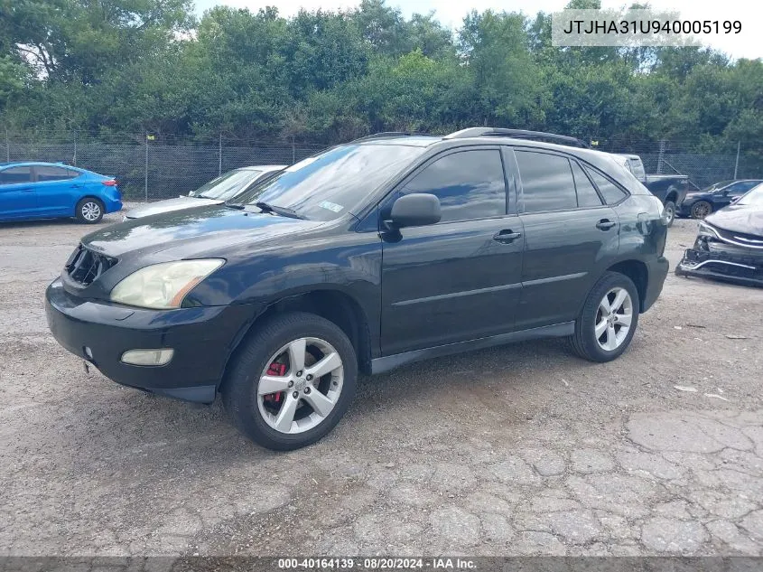 JTJHA31U940005199 2004 Lexus Rx 330