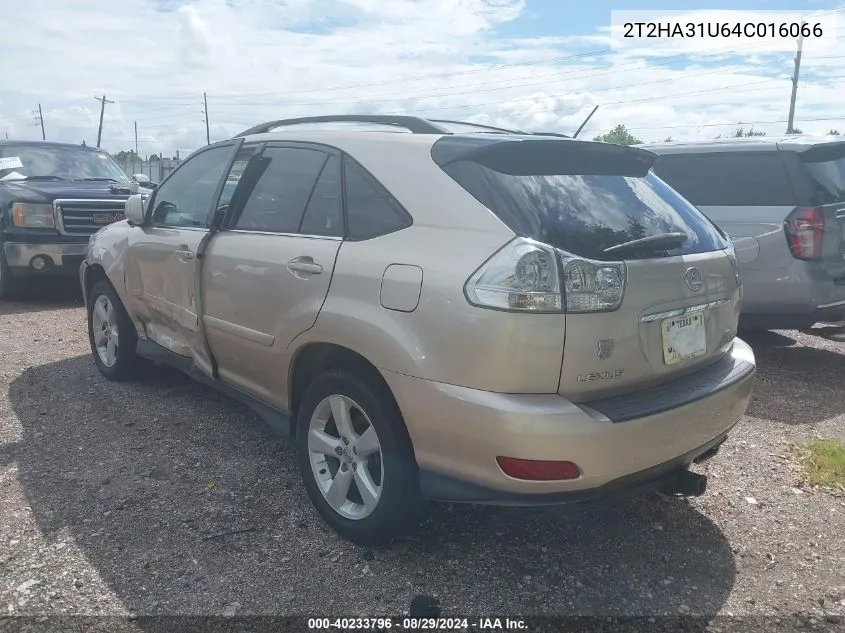 2004 Lexus Rx 330 VIN: 2T2HA31U64C016066 Lot: 40233796