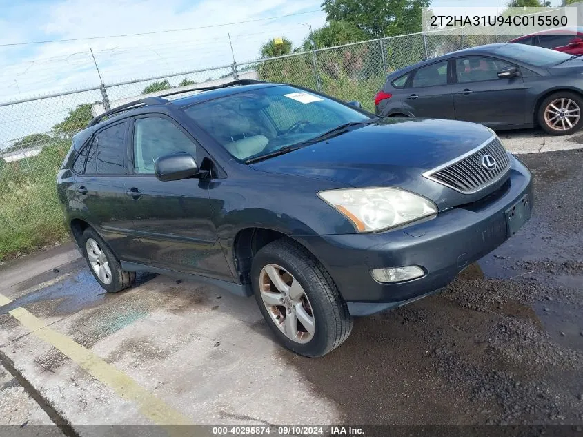 2004 Lexus Rx 330 VIN: 2T2HA31U94C015560 Lot: 40295874