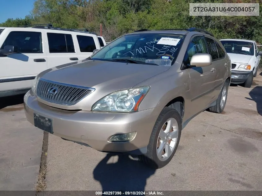 2004 Lexus Rx 330 VIN: 2T2GA31U64C004057 Lot: 40297398